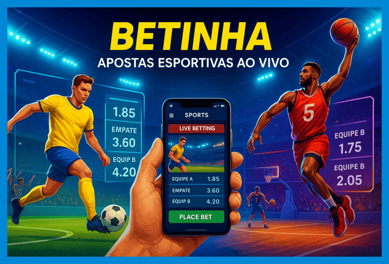 Apostas esportivas no cassino online BETINHA