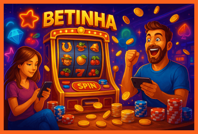Explore o mundo das slot machines no BETINHA Casino